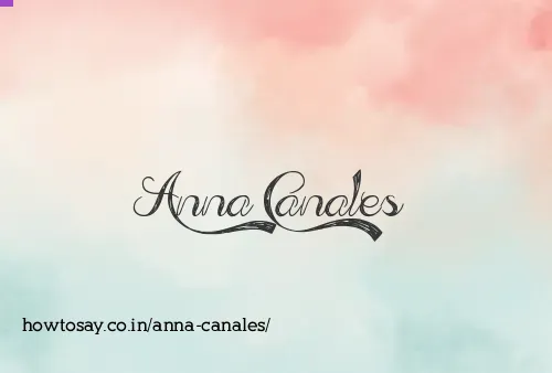 Anna Canales