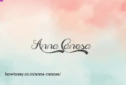 Anna Canosa