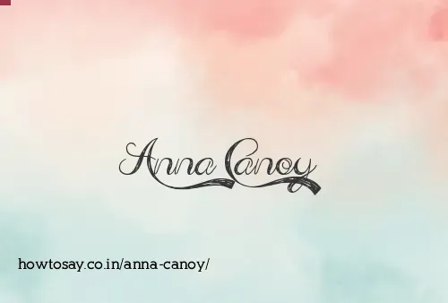 Anna Canoy