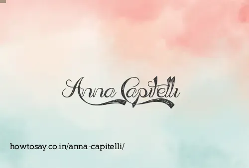 Anna Capitelli