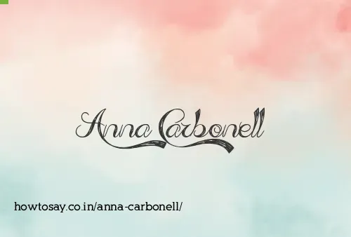 Anna Carbonell