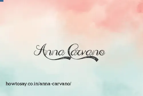 Anna Carvano