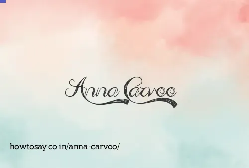 Anna Carvoo