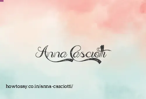 Anna Casciotti