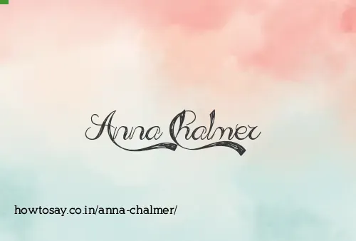 Anna Chalmer