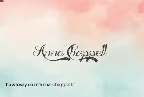 Anna Chappell