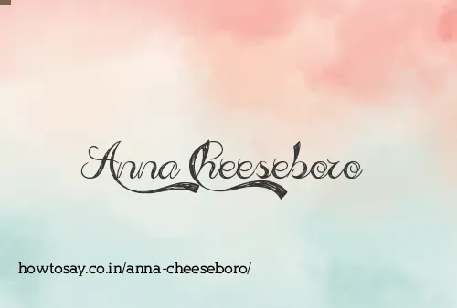 Anna Cheeseboro