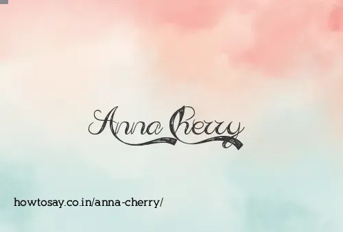 Anna Cherry