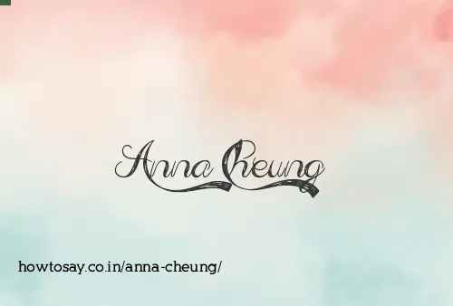 Anna Cheung