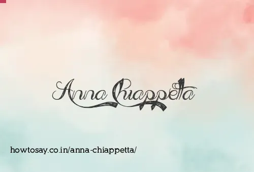 Anna Chiappetta