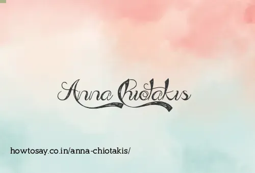 Anna Chiotakis