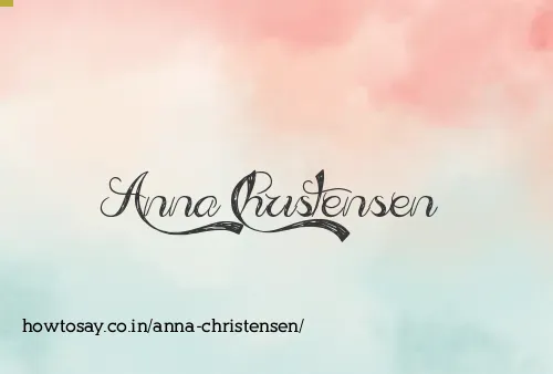 Anna Christensen
