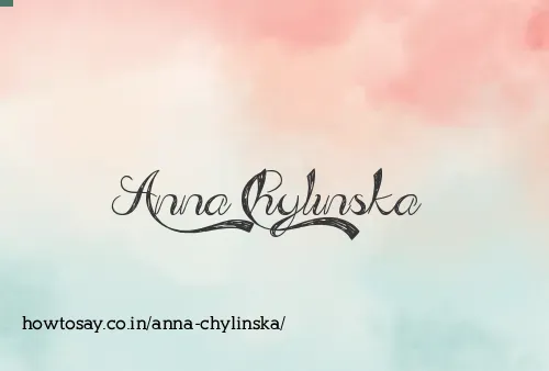 Anna Chylinska
