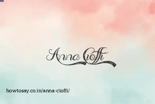 Anna Cioffi