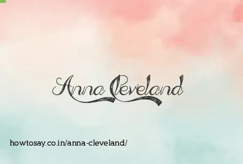 Anna Cleveland