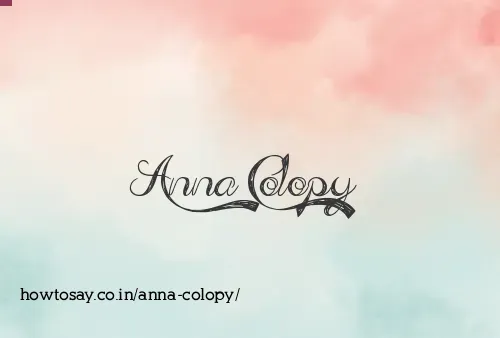 Anna Colopy