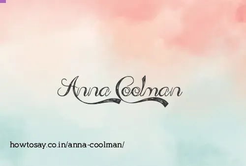 Anna Coolman