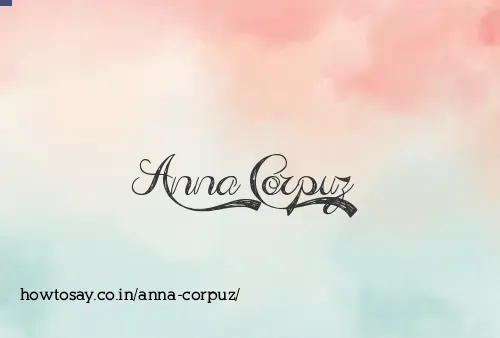 Anna Corpuz
