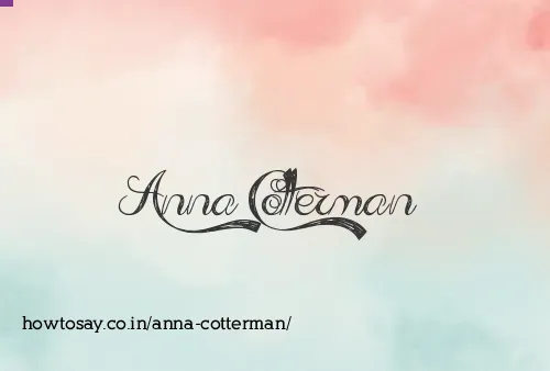 Anna Cotterman