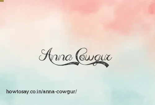 Anna Cowgur