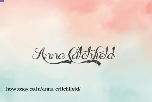 Anna Critchfield