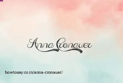 Anna Cronauer