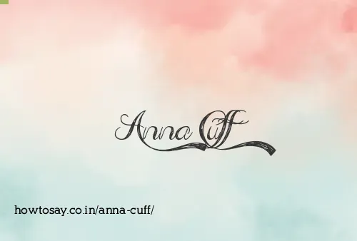 Anna Cuff
