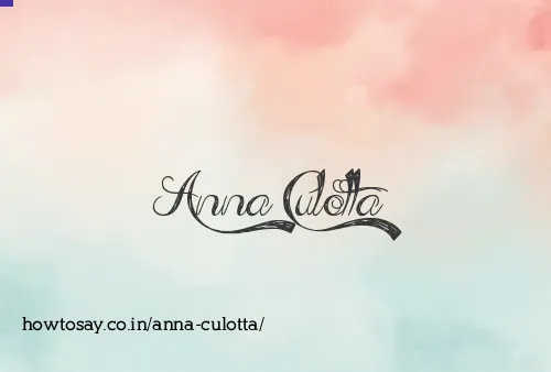 Anna Culotta