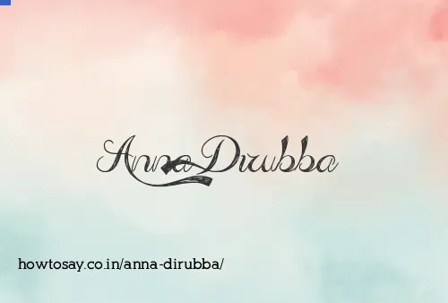 Anna Dirubba
