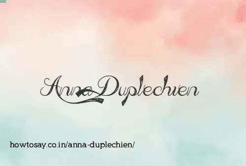Anna Duplechien