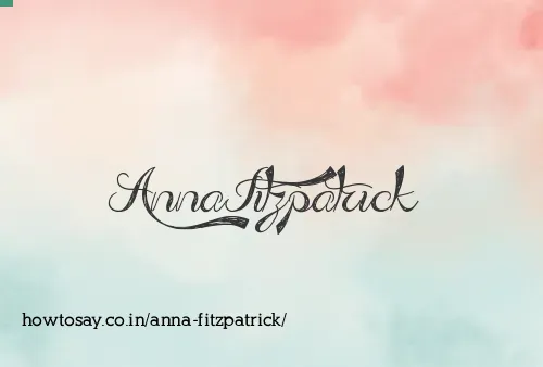 Anna Fitzpatrick