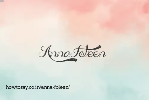 Anna Foleen