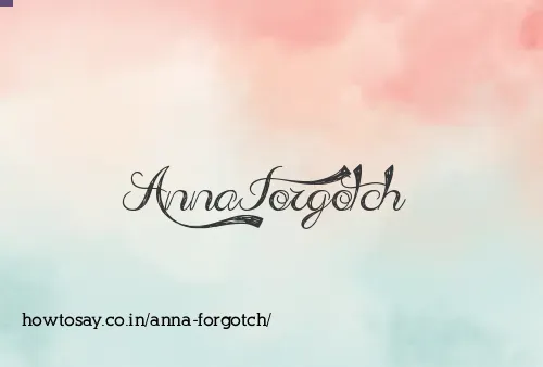 Anna Forgotch