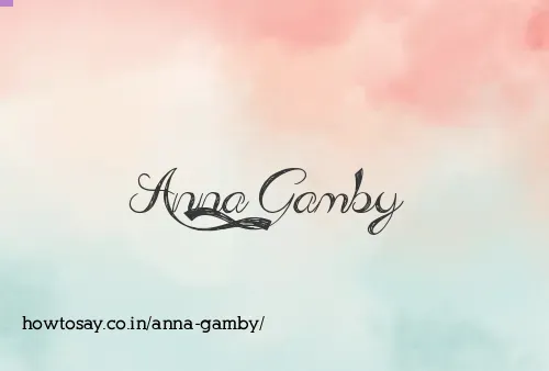 Anna Gamby