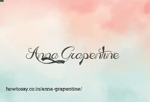 Anna Grapentine
