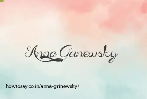 Anna Grinewsky