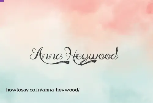 Anna Heywood