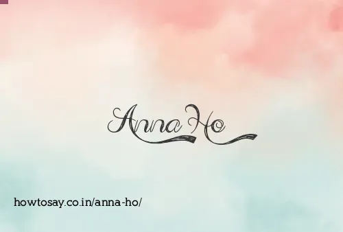 Anna Ho