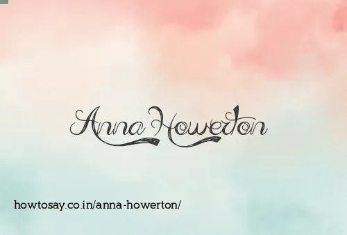 Anna Howerton