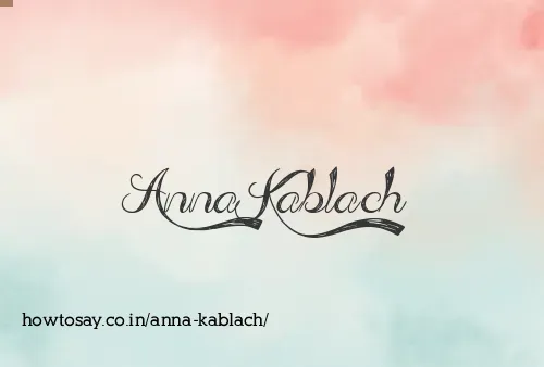 Anna Kablach