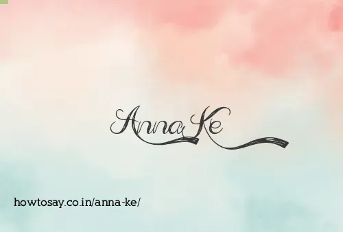 Anna Ke