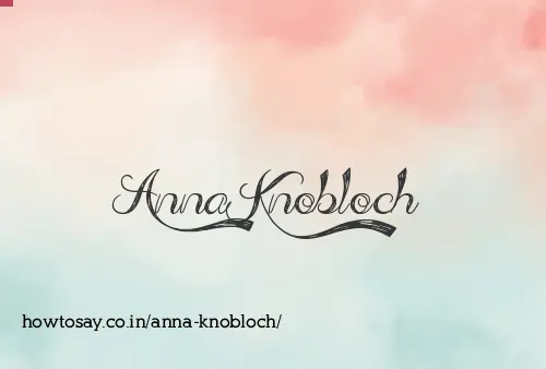 Anna Knobloch