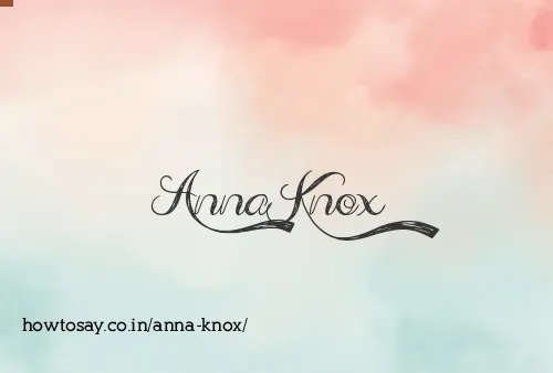 Anna Knox