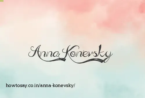Anna Konevsky