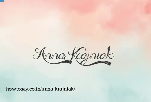 Anna Krajniak