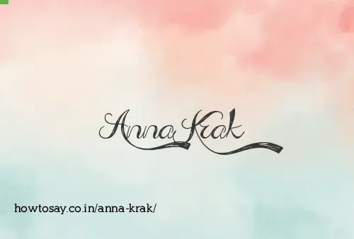Anna Krak