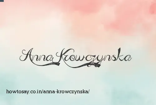 Anna Krowczynska