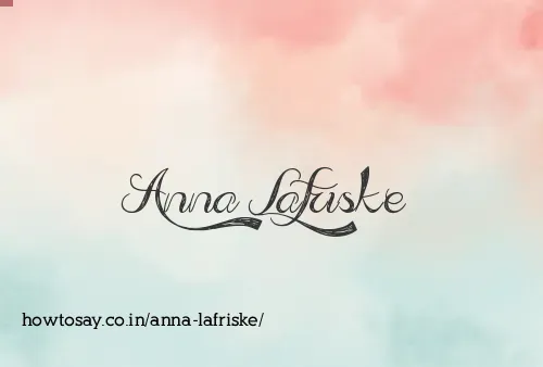 Anna Lafriske