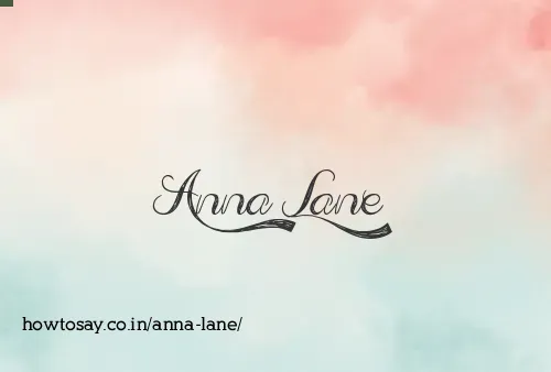 Anna Lane