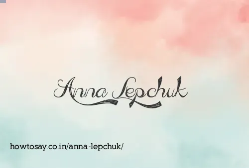 Anna Lepchuk